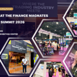 EM Global Founder and CEO Edwin Gichana networking with global financial industry leaders at the Finance Magnates Singapore Summit 2026 in Singapore.